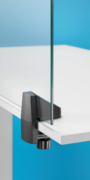 Desktop partition - Glass desktop partition by Made Design - view 3